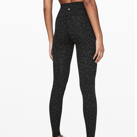 black cheetah lulu leggings